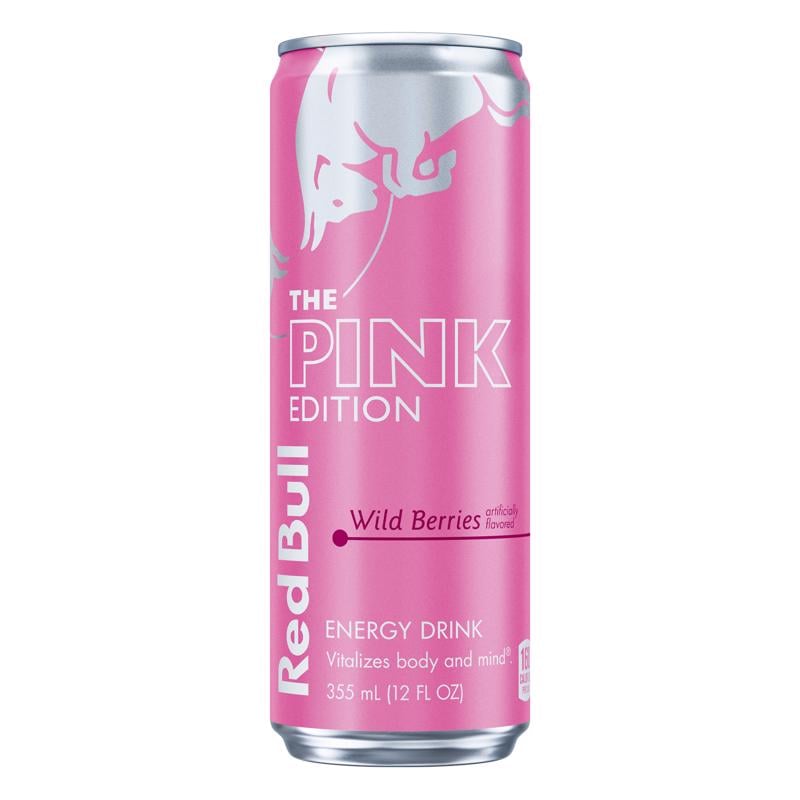 Red Bull Energy Drink The Pink Edition Wild Berries - 12.0 fl oz
