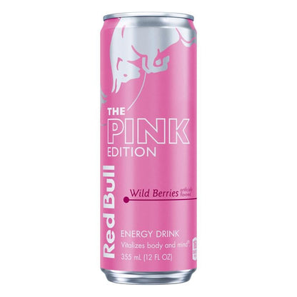 Red Bull Energy Drink The Pink Edition Wild Berries - 12.0 fl oz