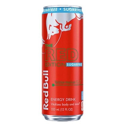Red Bull Red Edition Sugar-Free Energy Drink Watermelon - 12.0 fl oz