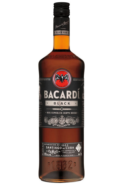 Bacardi Black Rum, 750 mL