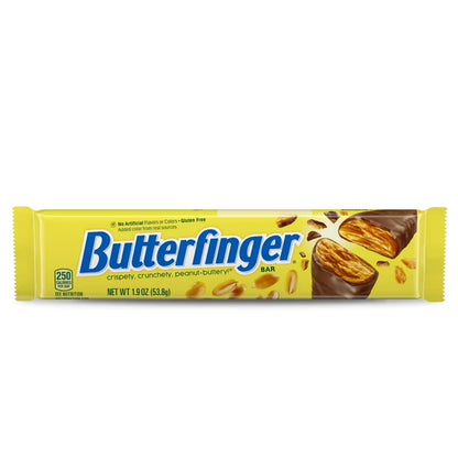 Butterfinger Chocolatey, Peanut-Buttery, Full Size Candy Bars, 1.9 oz each