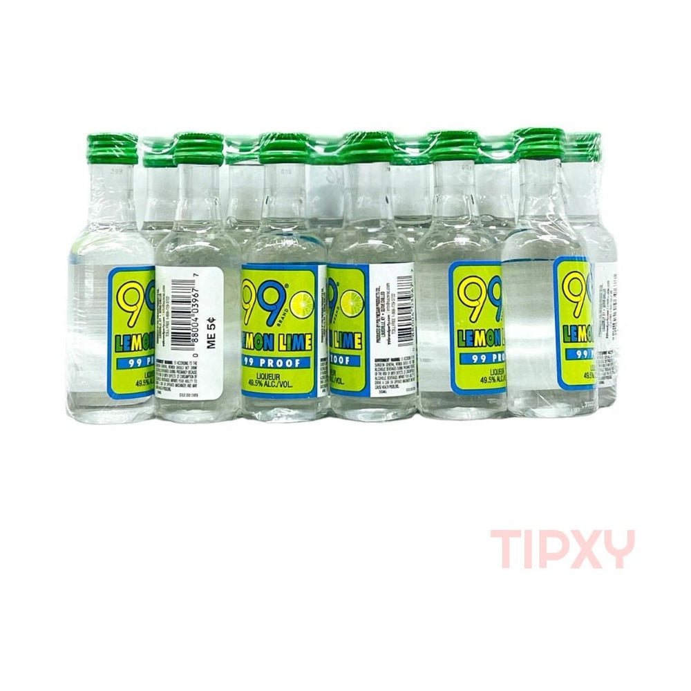 99 Brand - Lemon Lime Liqueur (12Pack), 50 mL