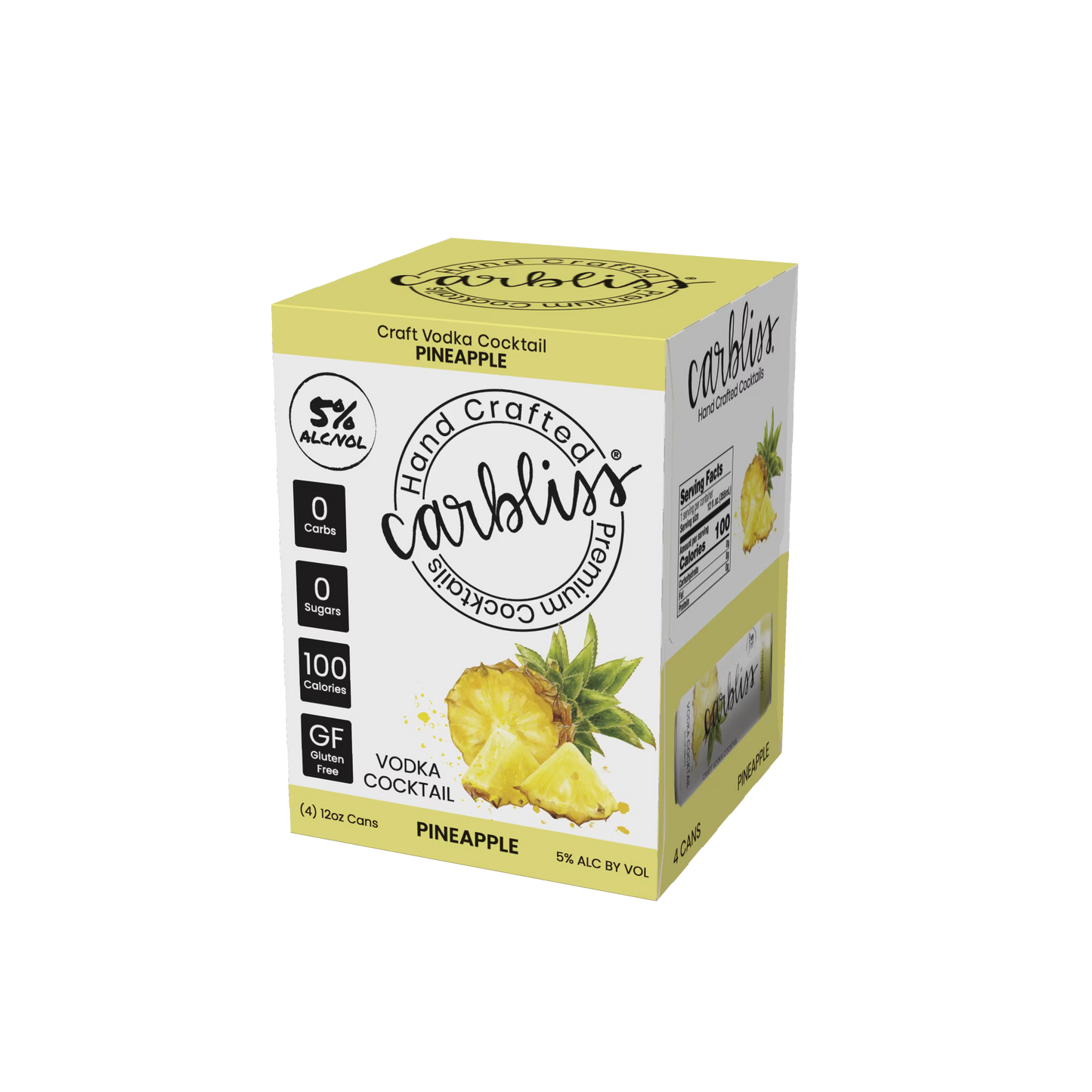 Carbliss Pineapple 4 Pk