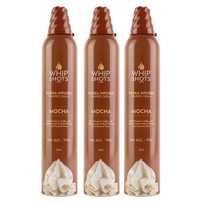 Whip Shots - Mocha Vodka Infused Whipped Cream, 200 mL