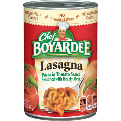 Chef Boyardee Lasagna 15 Oz
