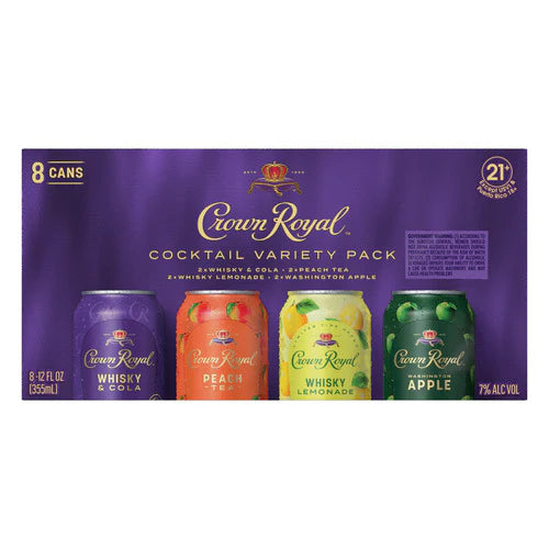 Crown Royal Cocktail Variety 8 Pk