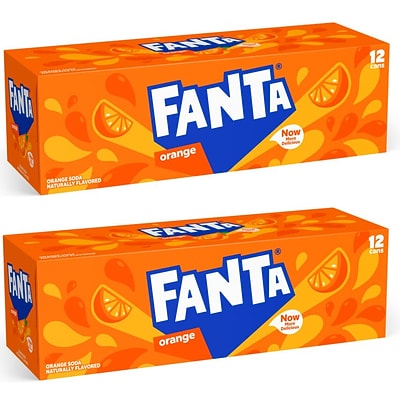 Fanta Orange Soda Can, 12 fl oz