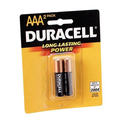 Duracell MN-2400B2 AAA Cell Alkaline Batteries - 2-Pack