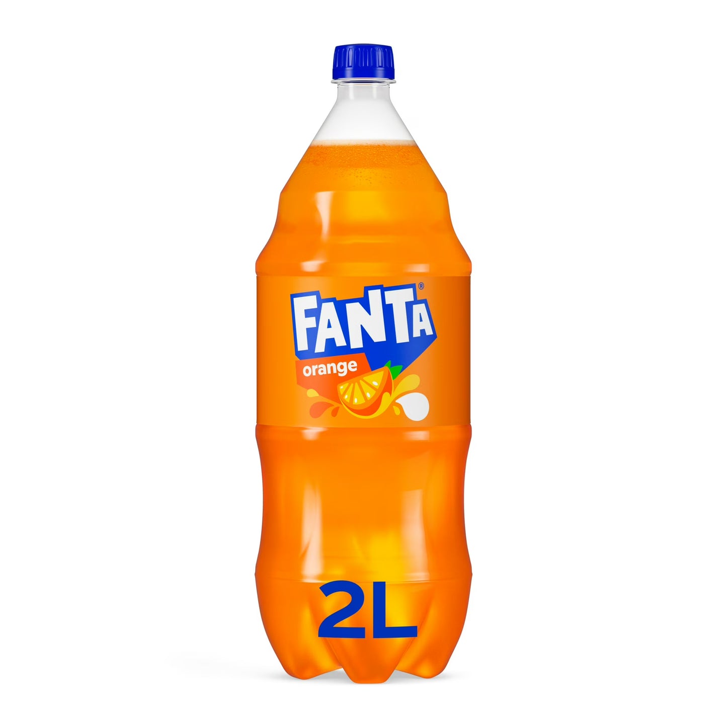 Fanta Orange Fruit Soda Pop  2 Liter Bottle