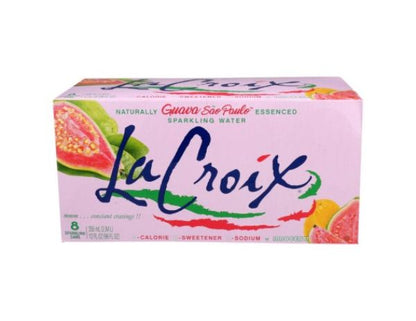 LaCroix Sparkling Water Guava Sao Paulo - 8pk/12 fl oz Cans