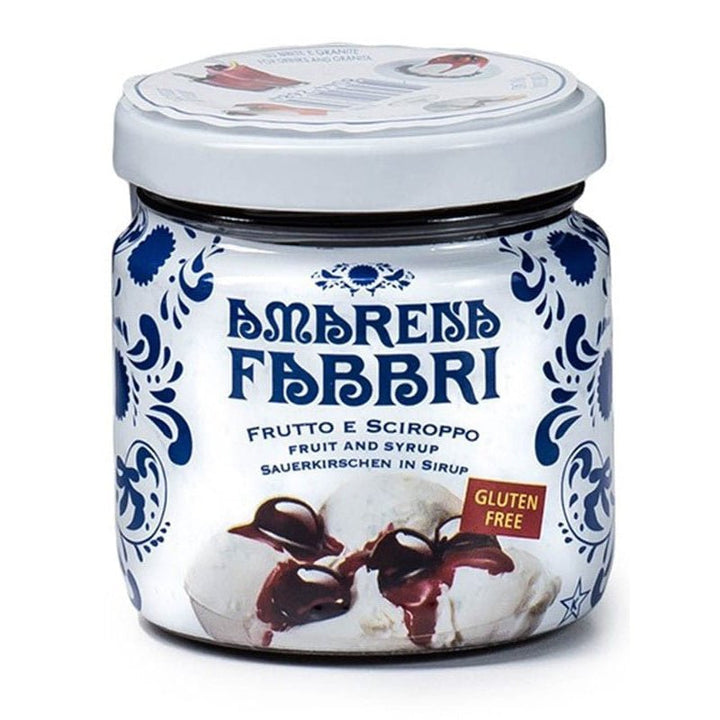 Fabbri Amarena Wild Cherries in Heavy Syrup, 4.23 oz