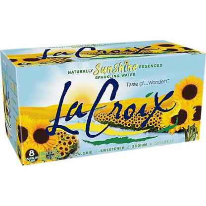 LaCroix Sunshine Sparkling Water - 8pk/12 fl oz Cans