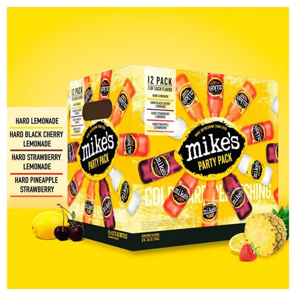 Mike's Hard Lemonade Variety Party Pack - 12pk/12 fl oz Bottles
