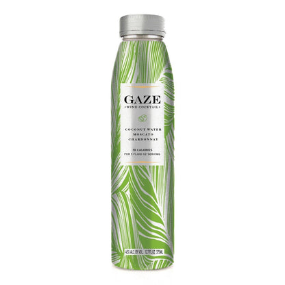 GAZE Coconut Water Moscato Chardonnay Wine Cocktail - 375ml Can