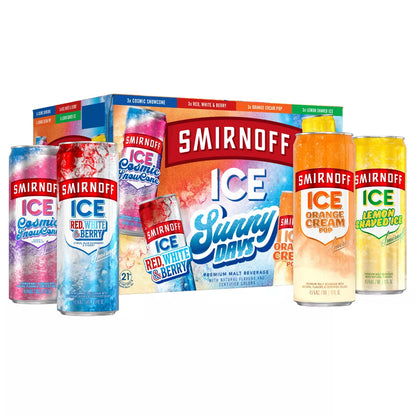 Smirnoff Ice Sunny Days Variety Pack - 12pk/12 fl oz Cans