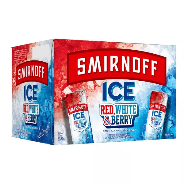 Smirnoff ICE Red White & Berry - 12pk/12 fl oz Cans