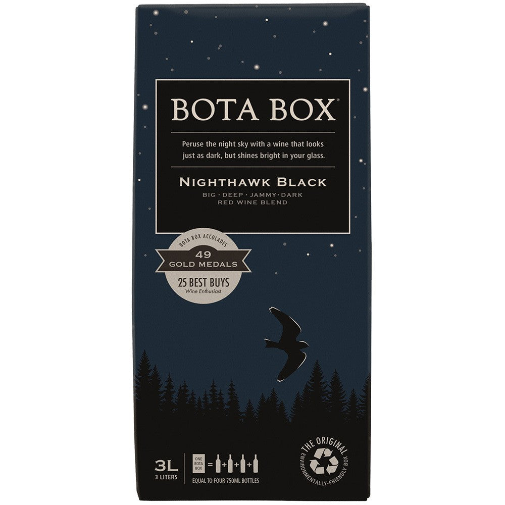 Nighthawk Black Red Wine Blend by Bota Box, 3L