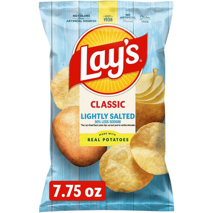Lay's Lightly Salted Classic Potato Chips - 7.75oz