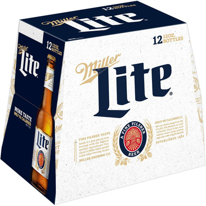Miller Lite Beer - 12pk / 12oz Bottles