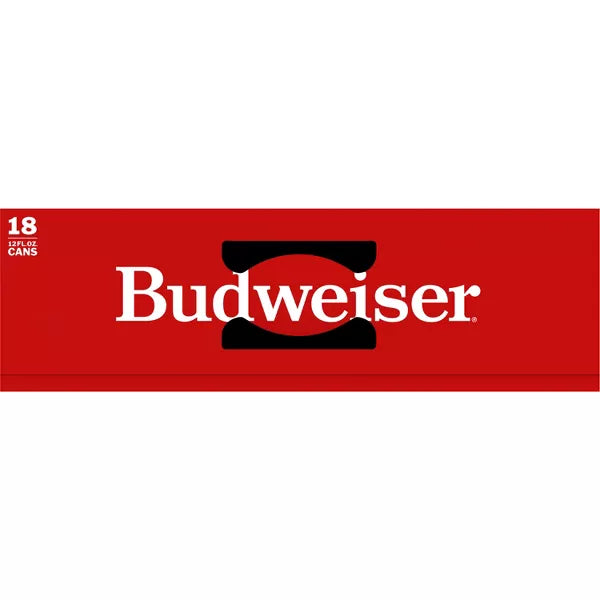 Budweiser American Lager Beer - 18pk/12 fl oz Cans