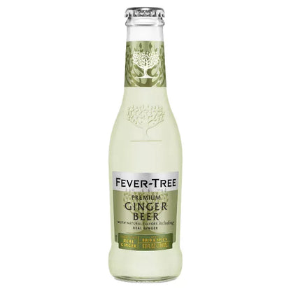 Fever-Tree Premium Ginger Beer Bottles - 4pk/200ml