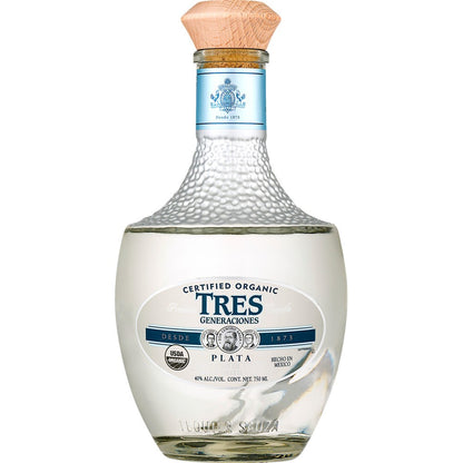 Tres Generaciones Certified Organic Plata Tequila, 750.0 ML