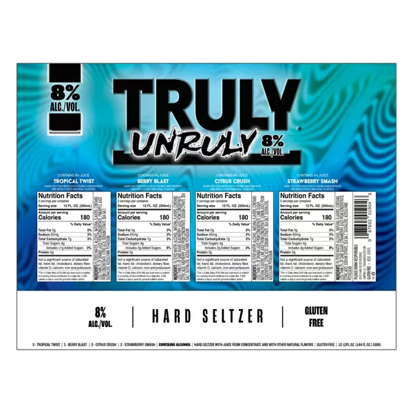 Truly Unruly Variety Pack - 12pk/12 fl oz Cans