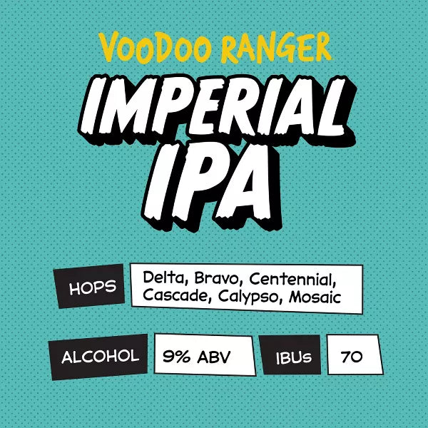 Voodoo Ranger Imperial IPA Beer - 19.2 fl oz Can