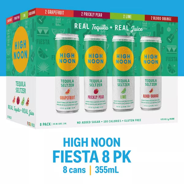 High Noon Tequila Seltzer Variety Pack - 8pk/355ml Cans