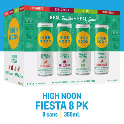 High Noon Tequila Seltzer Variety Pack - 8pk/355ml Cans
