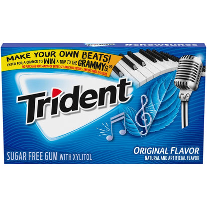 TRIDENT GUM ORIGINAL SUGAR FREE1X14 PC