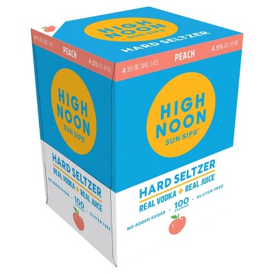 High Noon Peach 4Pk