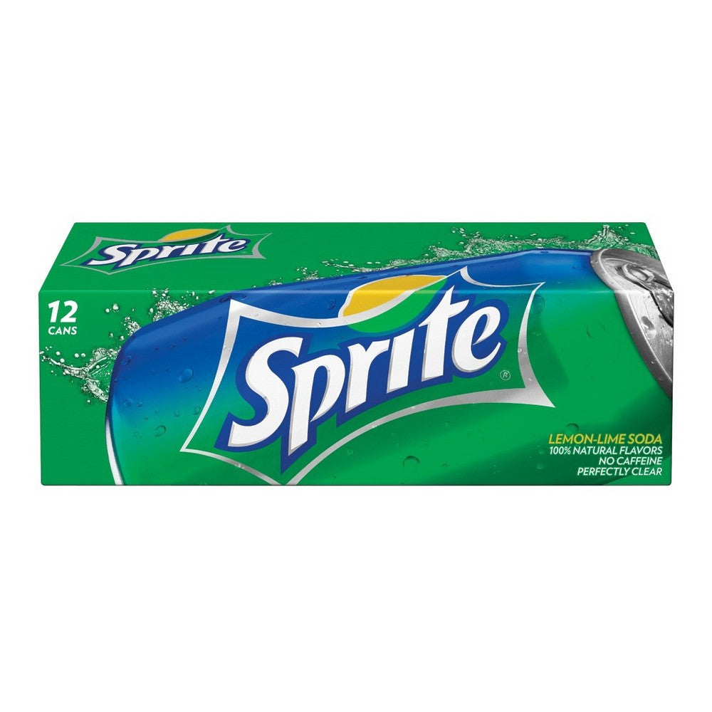 Sprite Lemon Lime Soda Soft Drinks, 12 fl oz, 12 Pack