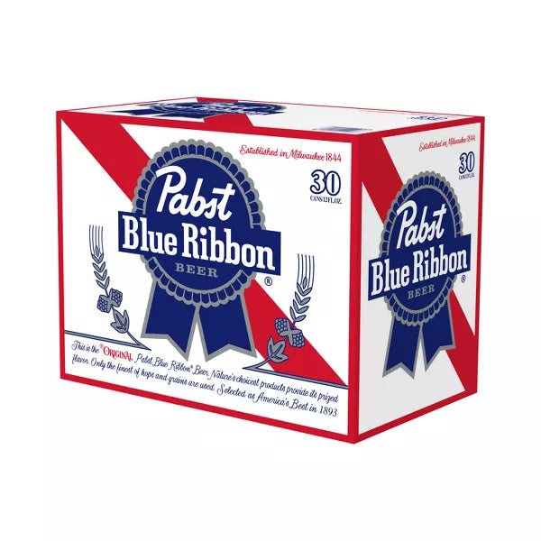 Pabst Blue Ribbon Beer - 30pk/12 fl oz Cans