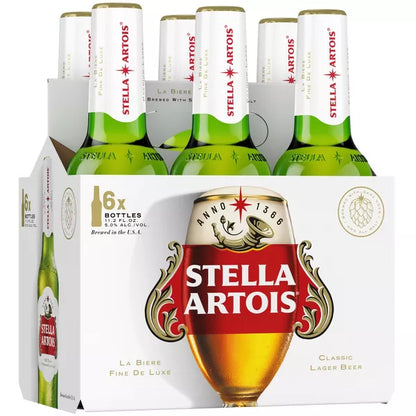 Stella Artois Premium Lager Beer - 6pk/11.2 fl oz Bottles