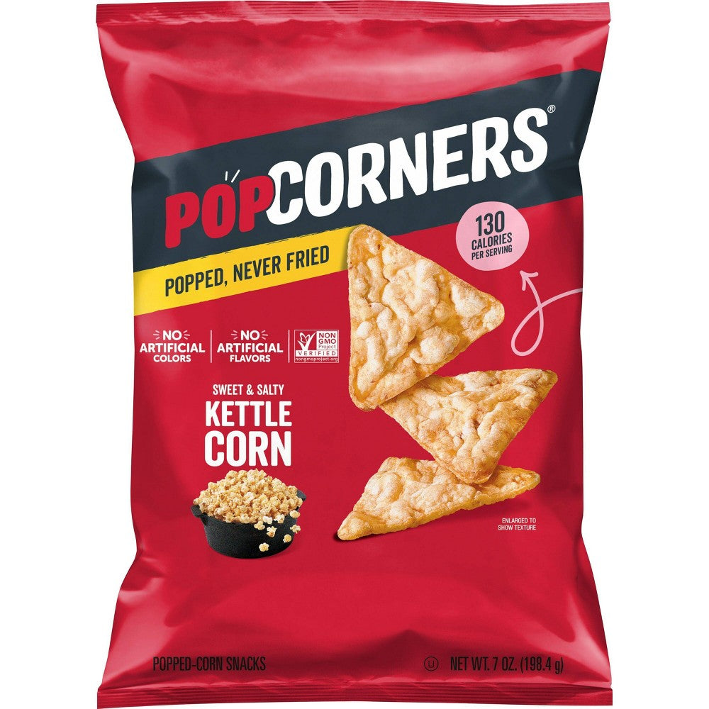 SWEET & SALTY KETTLE CORN THE CRUNCHY AND WHOLESOME POPPED-CORN SNACK, SWEET & SALTY KETTLE CORN
