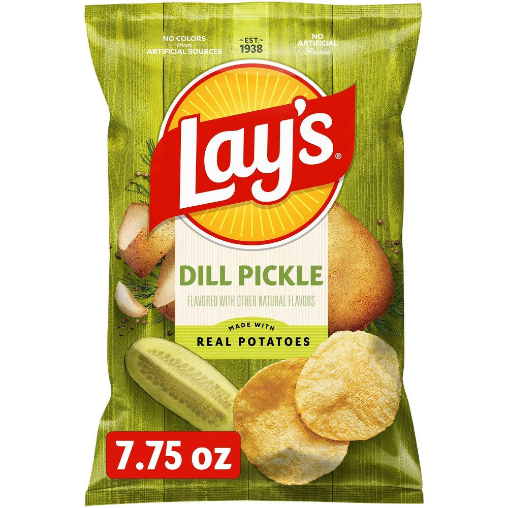 Lay's Dill Pickle Flavored Potato Chips - 7.75oz