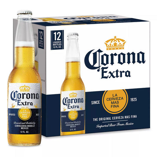 Corona Extra Lager Beer - 12pk/12 fl oz Bottles