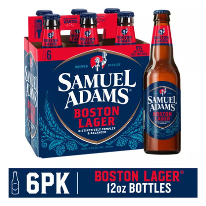 Samuel Adams Boston Lager Beer - 6pk/12 fl oz Bottles