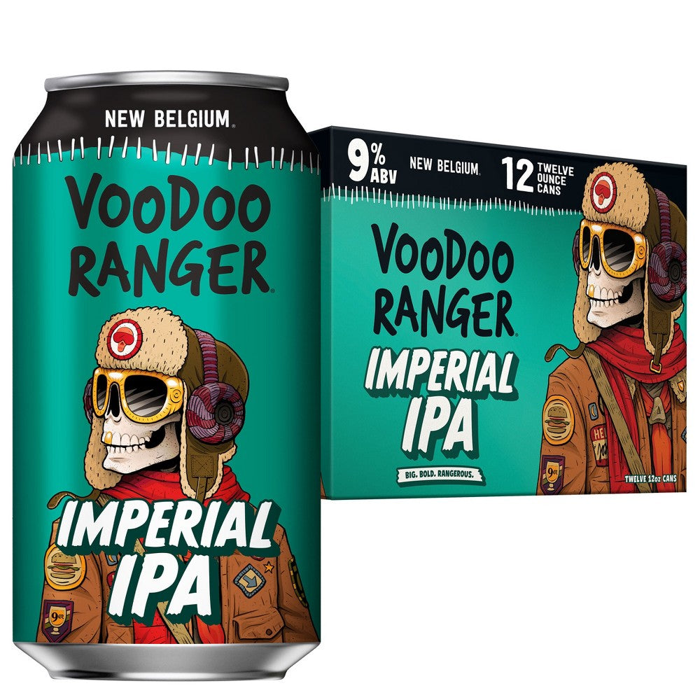 New Belgium Voodoo Ranger Imperial IPA Beer - 12pk/12 fl oz Cans