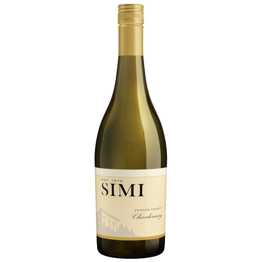 SIMI Sonoma County Chardonnay, White Wine, 750 mL Bottle