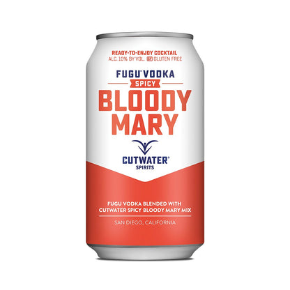 Cutwater Spicy Bloody Mary Pre-Mixed Cocktails, 4 pack, 12 fl oz cans