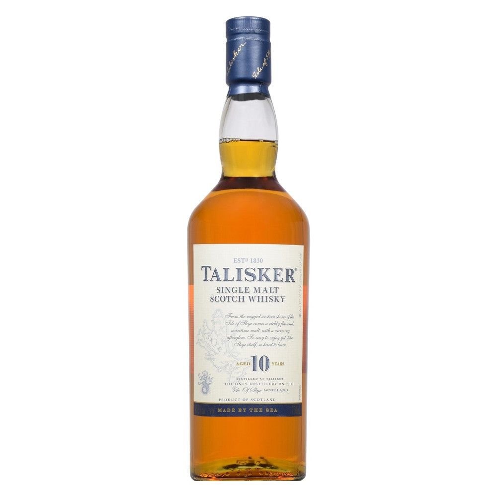 Talisker 10 Year Old Single Malt Scotch Whisky, 750 mL (91.6 Proof)