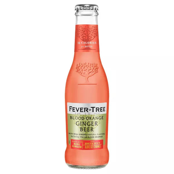 Fever-Tree Light Blood Orange Ginger - 4pk/200ml Bottles