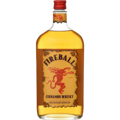 FIREBALL Whisky, Cinnamon, Red Hot, 1.0 L