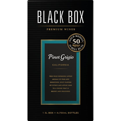 Black Box Pinot Grigio, White Wine, 3 L Box