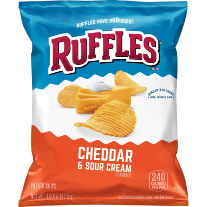 Ruffles® Cheddar & Sour Cream Potato Chips 1.5 oz. Bag
