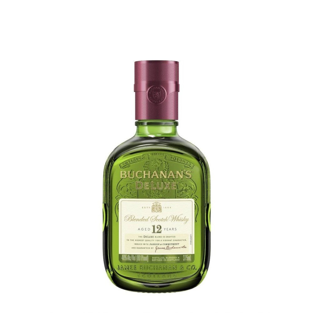 Buchanan's DeLuxe Aged 12 Years Blended Scotch Whisky, 375 mL (80 Proof)