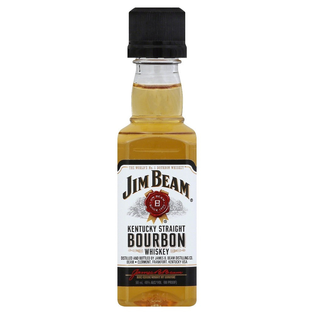 Jim Beam White Label Bourbon, 50 mL