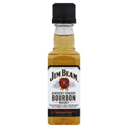 Jim Beam White Label Bourbon, 50 mL